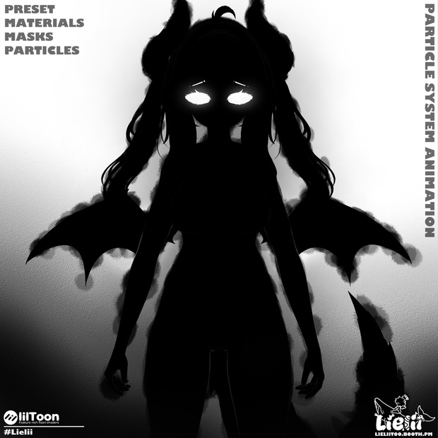 Shadow Entity Maker 【Airi 愛莉】👤 Shadow Entity 🖤 影の存在 【+Animation】 - LieliiToo - BOOTH