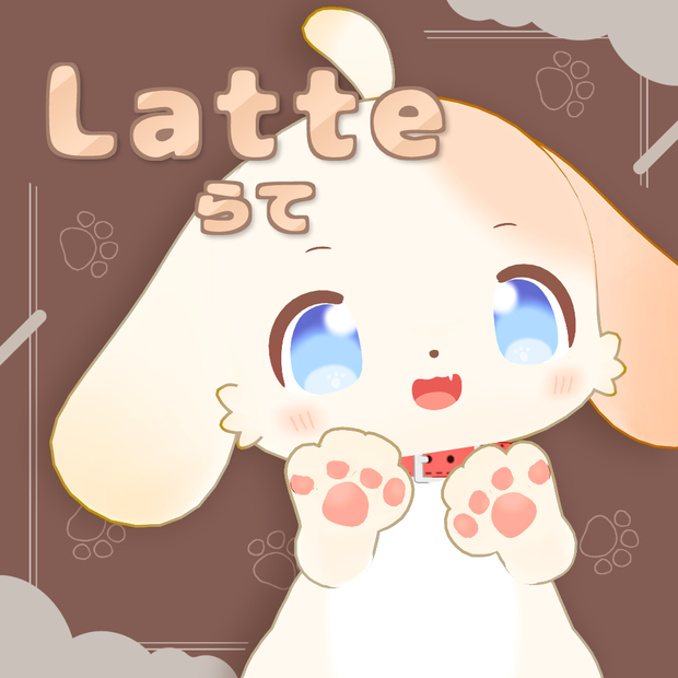 らて - Latte -  オリジナル3Dモデル Quest,VRM対応