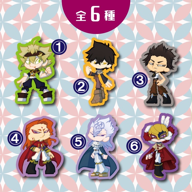 C93】ブラクロステッカー - Kiitos!! - BOOTH