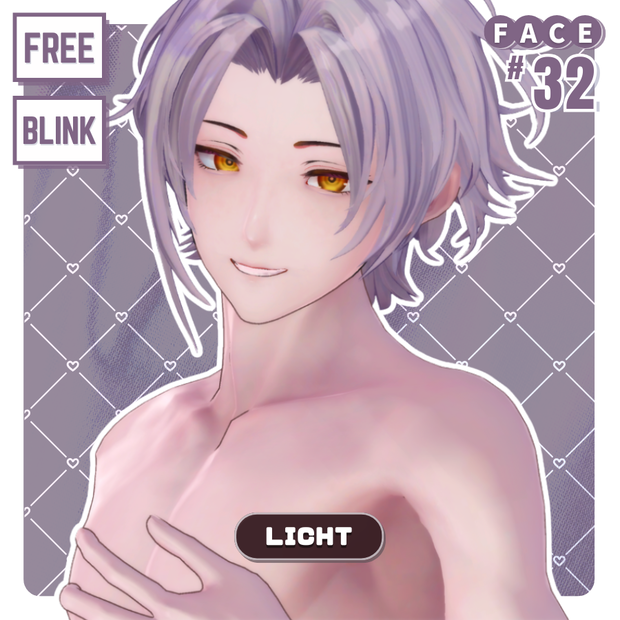 💗【FREE/無料】Licht32Type❥動くまばたきFaceAnimations ⌖ ݁˚
