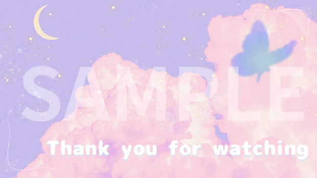 【動くエンディング画面】Thank you for watching【１】