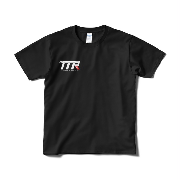 TTRノーマルTシャツ黒(白文字) - third-t-racing - BOOTH