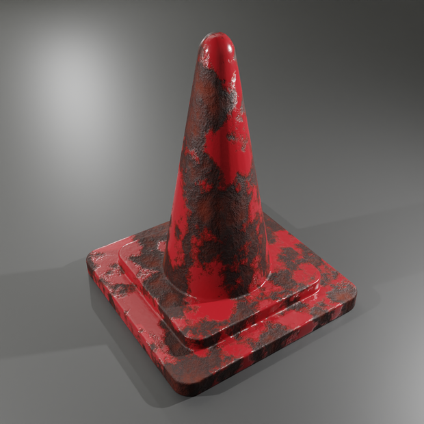 無料DL可【マテリアル】blender用錆びた塗装マテリアル