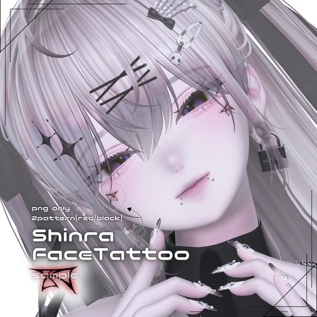 [ 森羅 / Shinra ] Face Tattoo