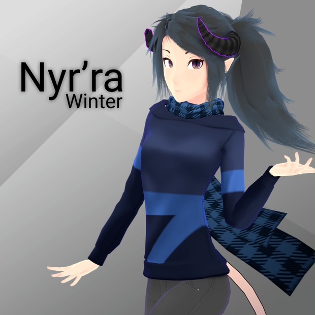 [3D Model][VRChat] Nyr'ra Winter xiexe BOOTH