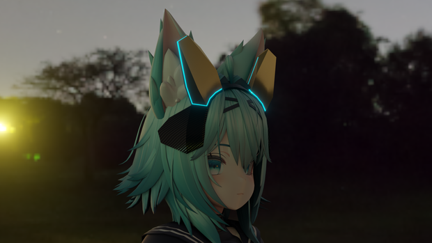 Cyber Headphones for Rindo | サイバーヘッドホン for Rindo