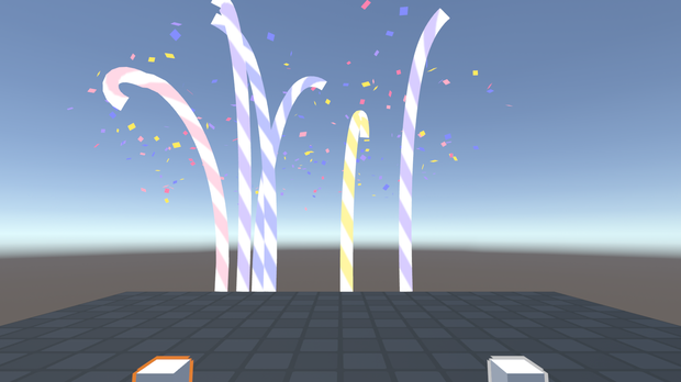【Unity】パーティリボンパーティクルシェーダー - Party  Ribbon Particle Shader -