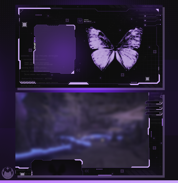 【FREE】 butterfly protocol overlay - twitch - youtube - stream