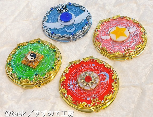 カードキャプターさくらイメージ コンパクトミラー - すずのて工房 - BOOTH