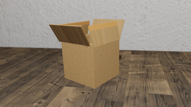 【3Dモデル】段ボール（cardbox）
