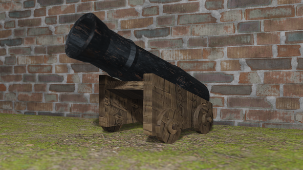 【3Dモデル】大砲（cannon）