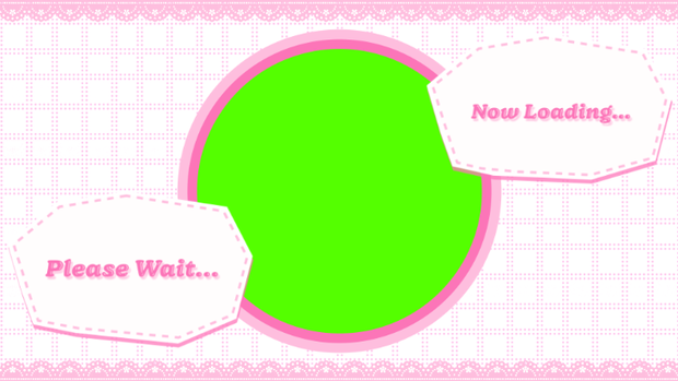 【待機画面_素材】立ち絵と重ねるだけ！待機画面モーション