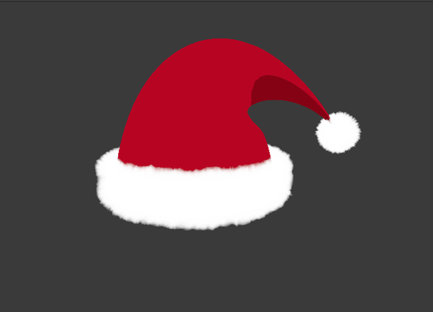 サンタ帽子　ー Simple Santa Hat PB設定済み