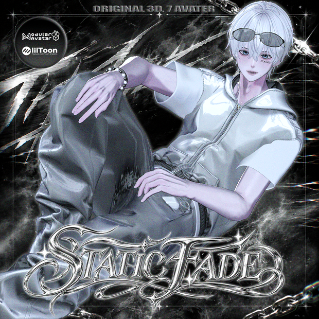 ⚡︎⌁STATIC FADE ⌁⚡︎ [7アバター対応] 男性専用衣装