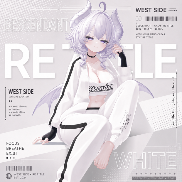 【7アバター対応】  - 𝐑𝐞: 𝐓𝐢𝐭𝐥𝐞 𝐒𝐞𝐭 -『𝐒𝐩𝐨𝐫𝐭𝐬𝐰𝐞𝐚𝐫 衣装モデル』(𝐌𝐀)