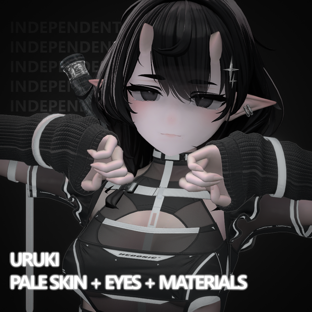 Uruki - Pale Skin + Eyes + Materials