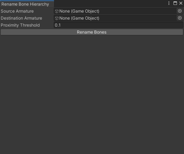 ボーン階層の名前を変更/Rename Bones Script