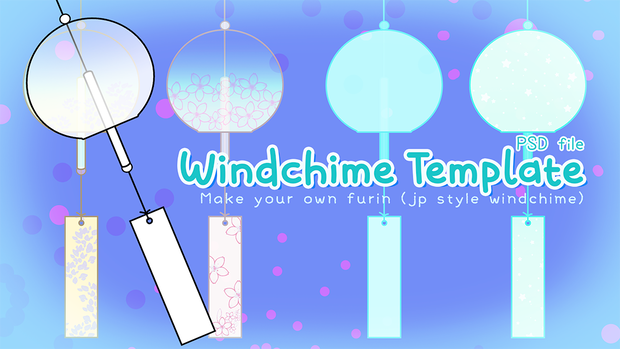 Windchime (Furin) Template