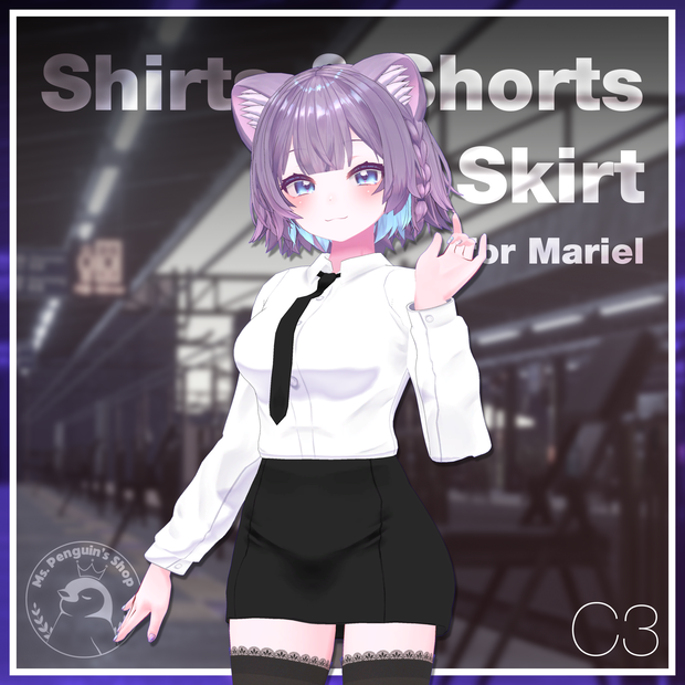 Shirts & Shorts, Skirt for Mariel / シャツ&ショーツ,スカート【まりえる用】 (C3)