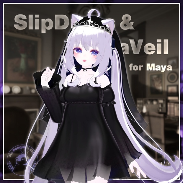 SlipDress & TiaraVeil for Maya / スリップドレス&ティアラベール