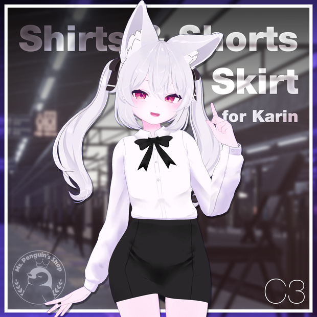 Shirts & Shorts, Skirt for Karin / シャツ&ショーツ,スカート【カリン用】 (C3)