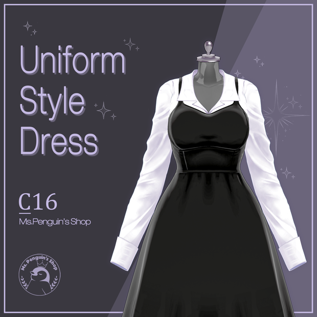 【10Avatars】Uniform Style Dress / ユニホームスタイルワンピース (C16)
