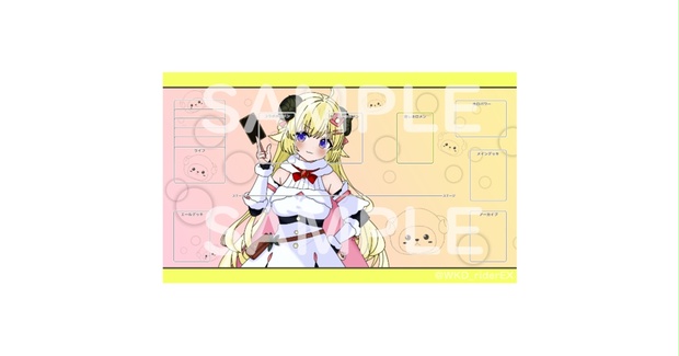 ホロライブ 角巻わため 1周年記念 ラバーマット 新品 角巻わため 活動一周年記念グッズ - ホロライブプロダクション