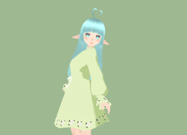 Elf Girl VRC VR Chat Avatar Vtuber