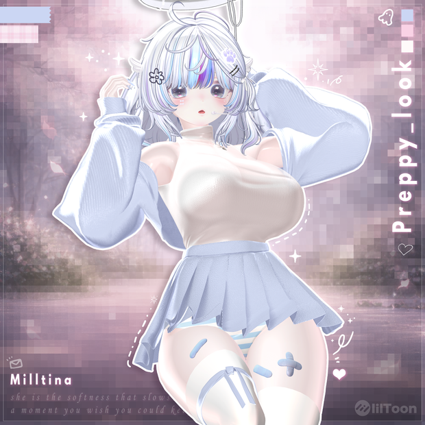 【VRChat向け】Preppy_look【5アバター対応】