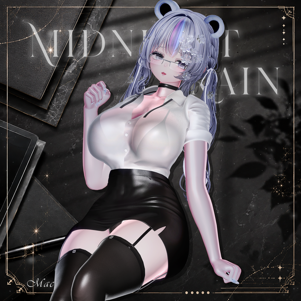 【VRChat向け】Midnight_Rain【4アバター対応】