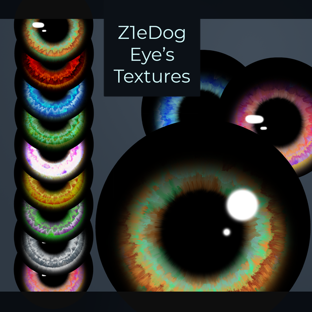 Free Eyes Textures 2nd Pack | VRChat | 無料の目のテクスチャ
