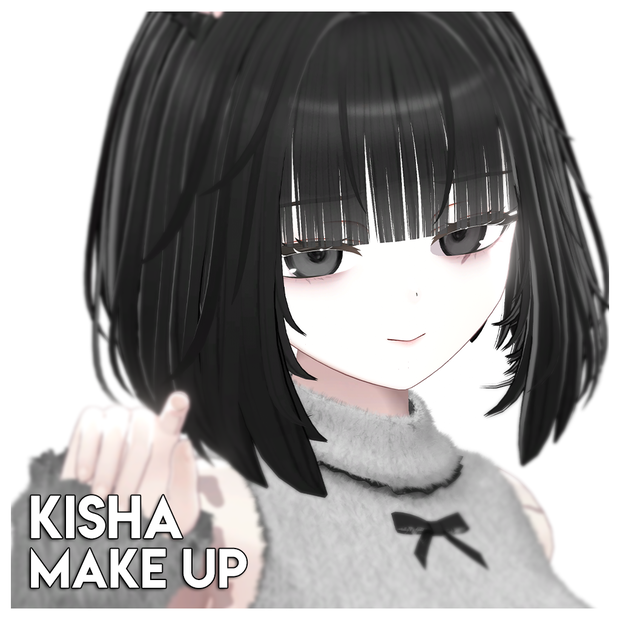 【キシャ】MAKEUP & EYE & Face Blendshape ( Face animation )
