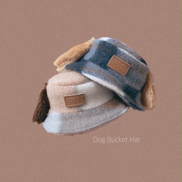 Dog Bucket Hat rosepink BOOTH
