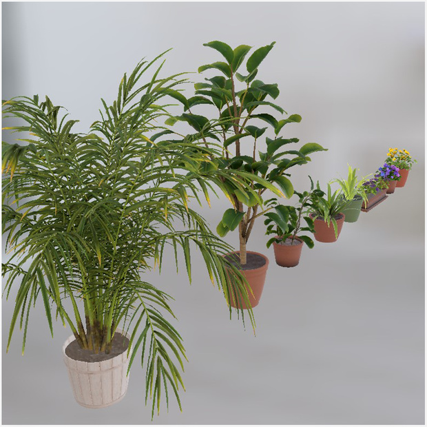 VRChat Foliage [8 Plants]