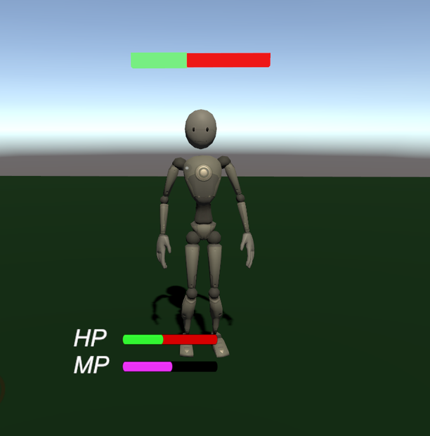 プレイヤーに追従するヘルスバーとか諸々【VRChatワールド用】