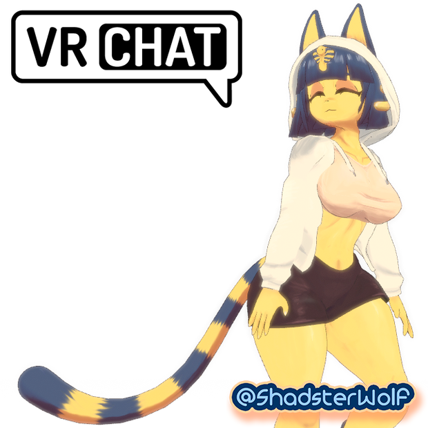 Ankha (ナイル, Nairu) VRChat Full Body Tracking 3D Model