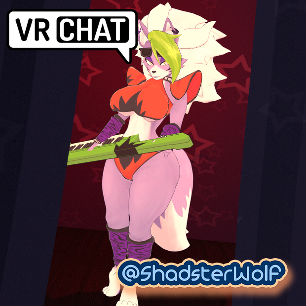 Roxanne Wolf (Roxy) VRChat Full Body Tracking 3D Model