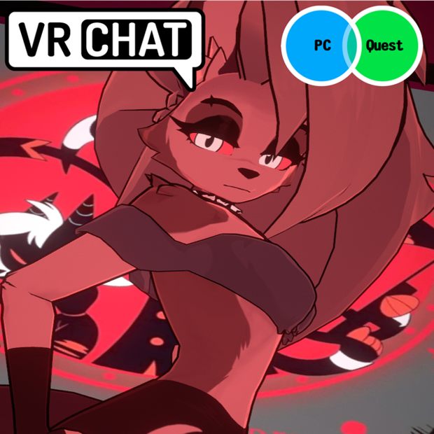 Loona VRChat Full Body Tracking 3D Model