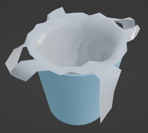【無料】ゴミ箱（Blender3.6.0）