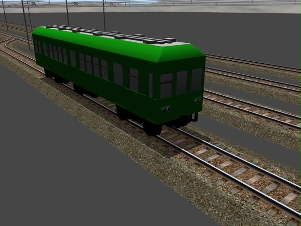 クハ3850系風制御車（フリー素材・車両PI）