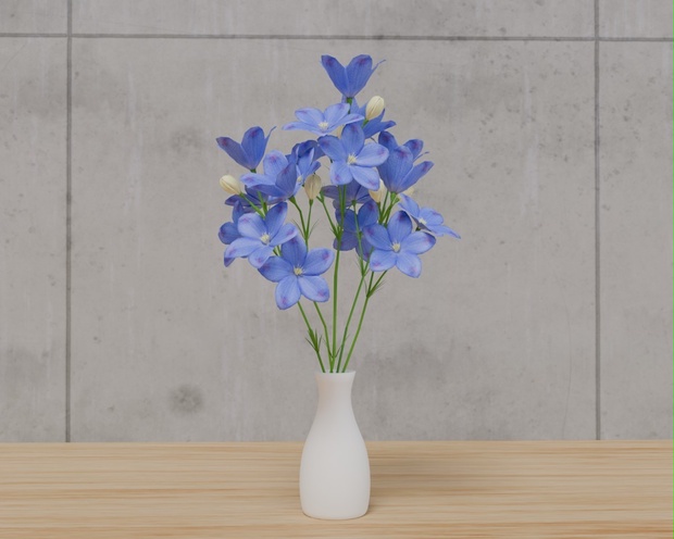 デルフィニウム　VRC対応装飾花～花シリーズ