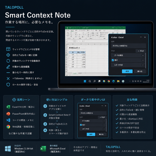 Smart Context Note