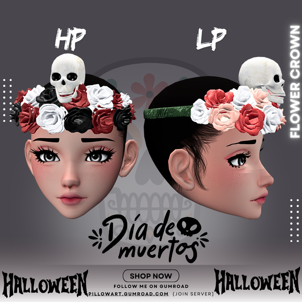 Flower Crown [ 花の冠 ]  - [HALLOWEEN] [FREE]