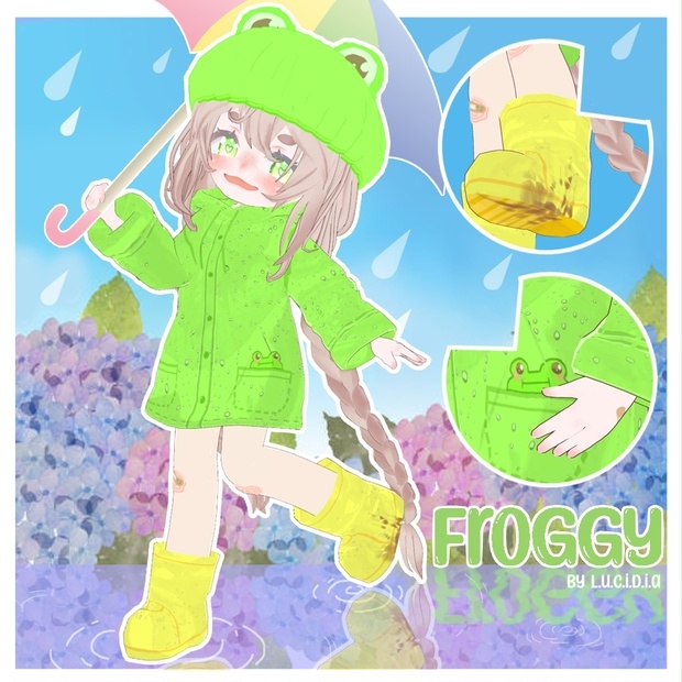 【Vroid 3D Model】Froggy カエルさん