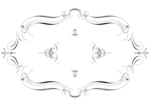 装飾活字：Gravure et Fonderie C. Derriey. Specimen-album. [TRAITS DE PLUME]
