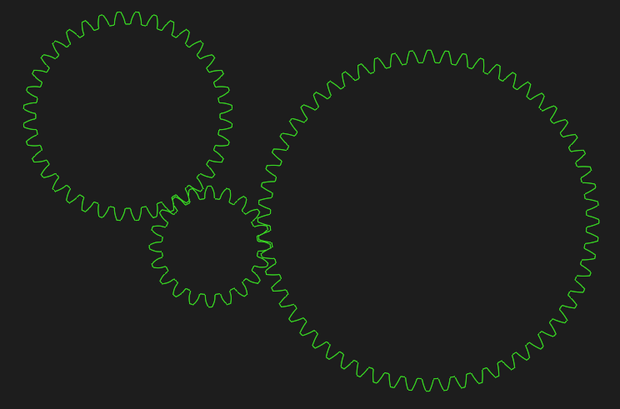 Blender3.3 ジオメトリノードで歯車生成v3(22/11/22改定)