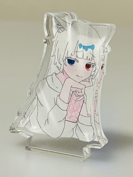 しろねこ様 限定1点/VTS対応】白猫ちゃん・ゆらゆら尻尾のお姫様 - REALIZE