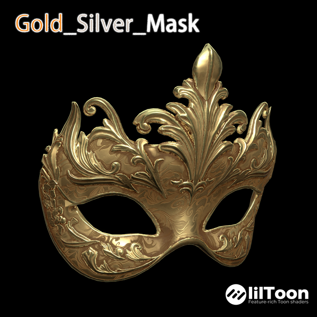 Gold_Silver_Mask 〈19アバター対応〉