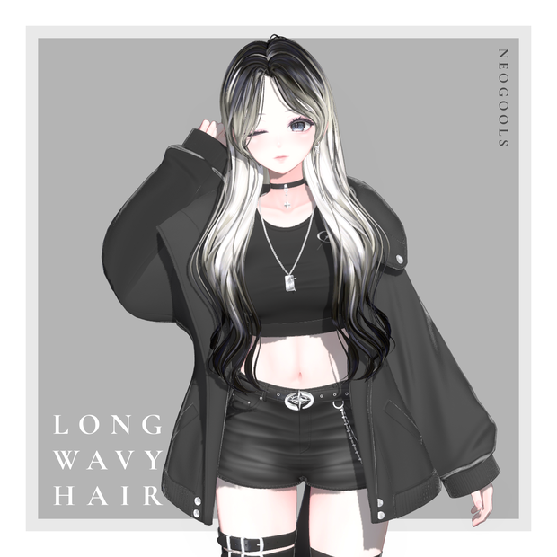 〈14アバター対応〉 ✦｡✨Long_Wavy_Hair｡