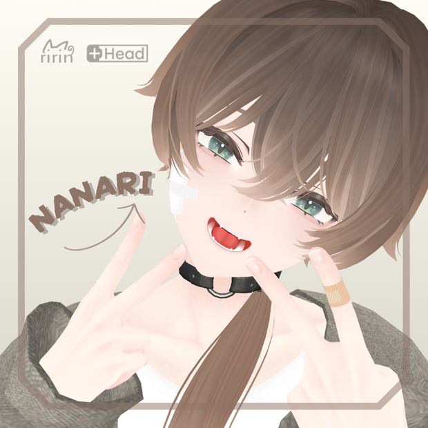【オリジナル3Dモデル】ナナリ -nanari-